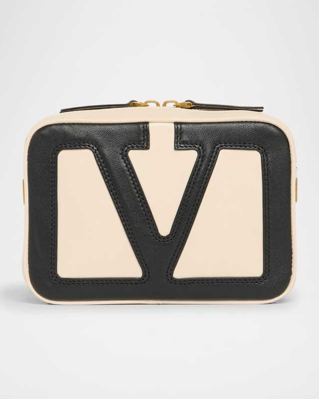 Viva Superstar VLOGO Leather Shoulder Bag